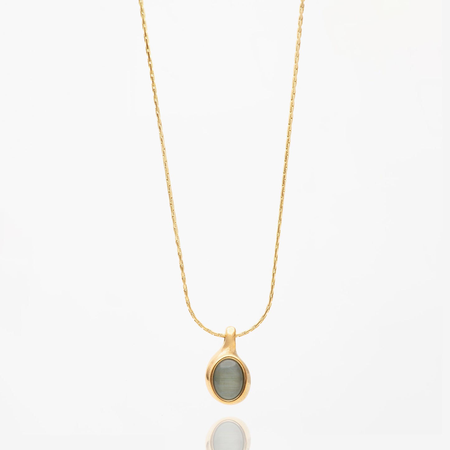 Iria Green Stone Necklace
