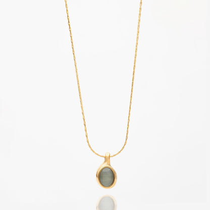 Iria Green Stone Necklace