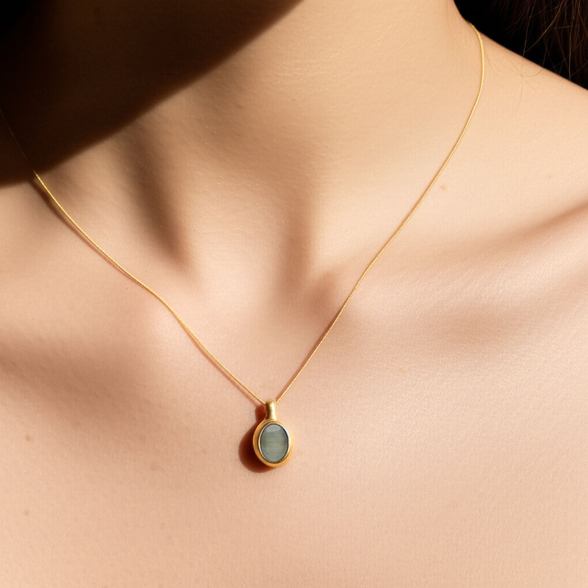 Iria Green Stone Necklace