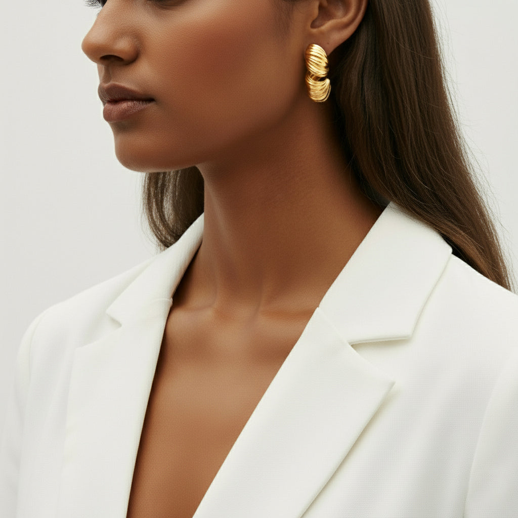 Elara Swirl Earrings