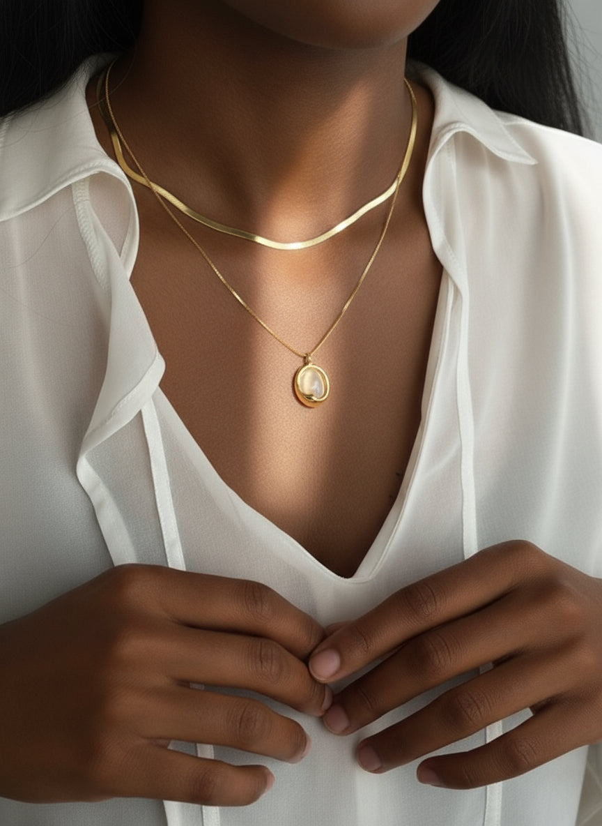 Moonstruck Dual Layered Necklace